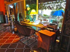 "The" chair and my work area