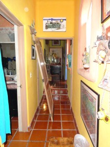 The offending door, dismantled