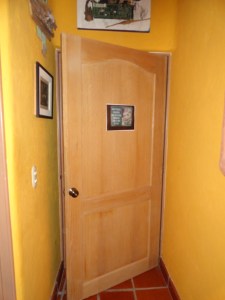 And Diego zipped into the open door, ran to his cage, nosed the door open and slept through the entire thing. This is not punishment. He loves his little cage--for sleeping only. He is a puppy and still has the chews.