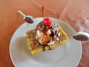 My reward!!! Gloria got to share.