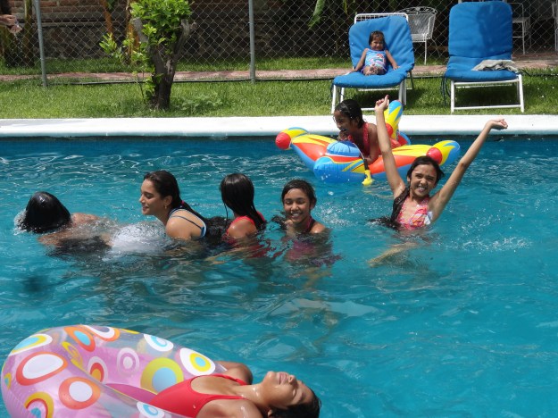 These young ladies are very happy in their new home at La Ola, a home for abused girls in Jocotepec, Jalisco, Mexico.