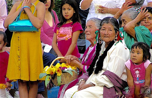 Women at Rebozo Parade in Ajijic