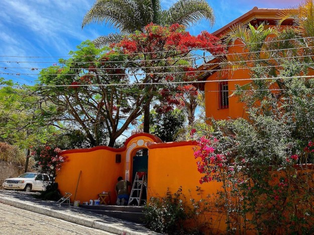 Jesus painting door jpg